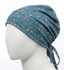 Blue Floral Head Cap