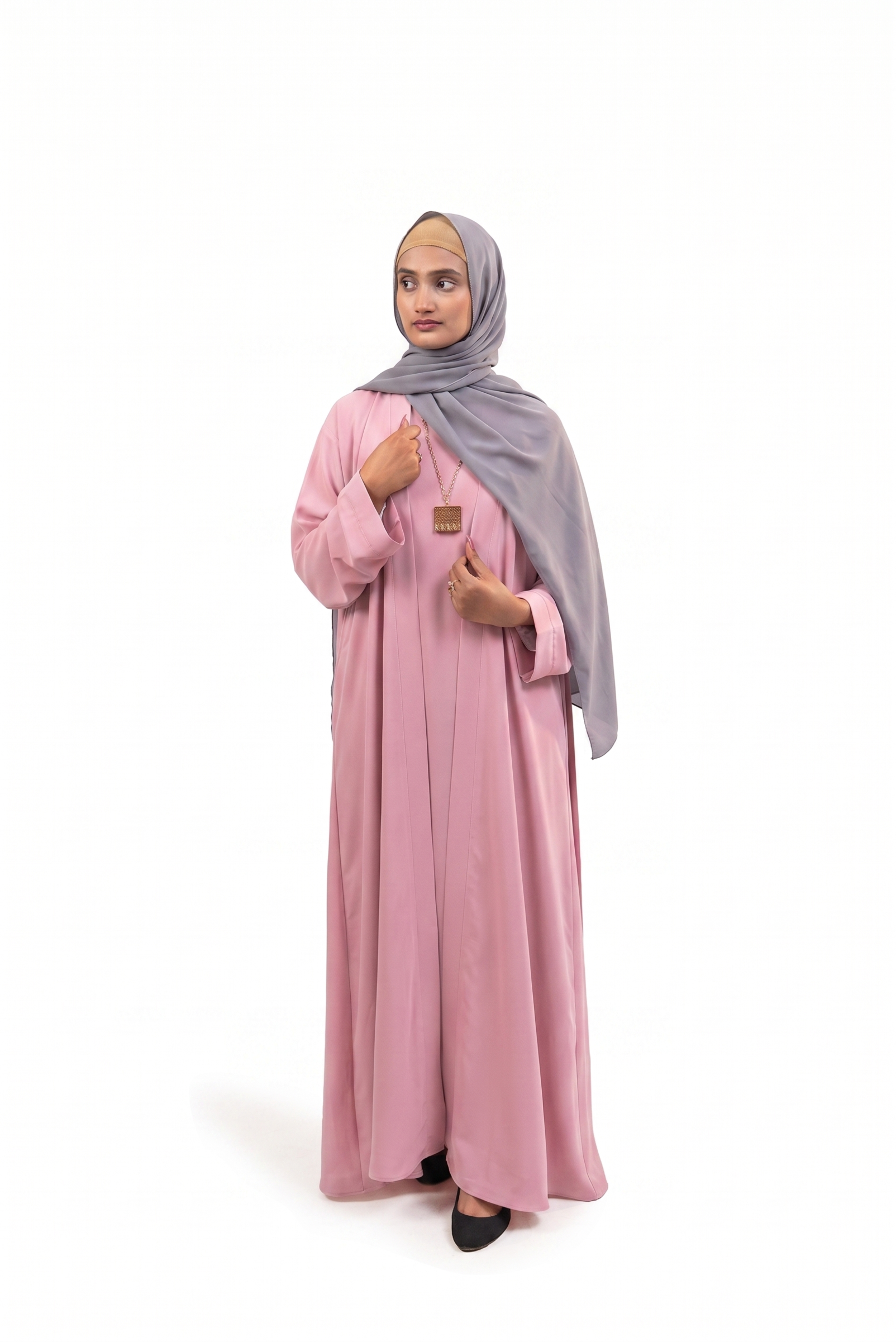 Flowy Farshi Cut Abaya Main image