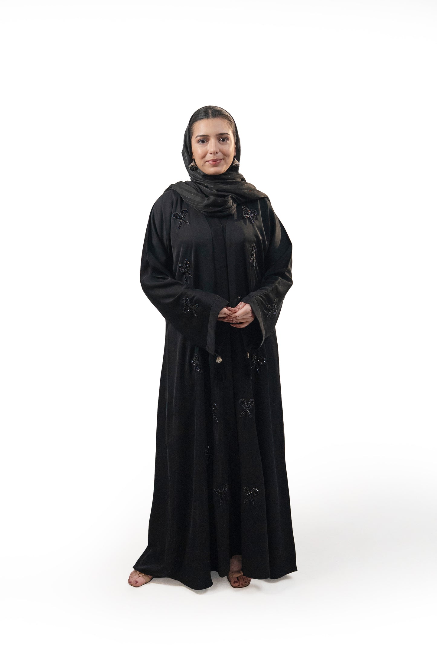 Classic Stone Embossed Abaya