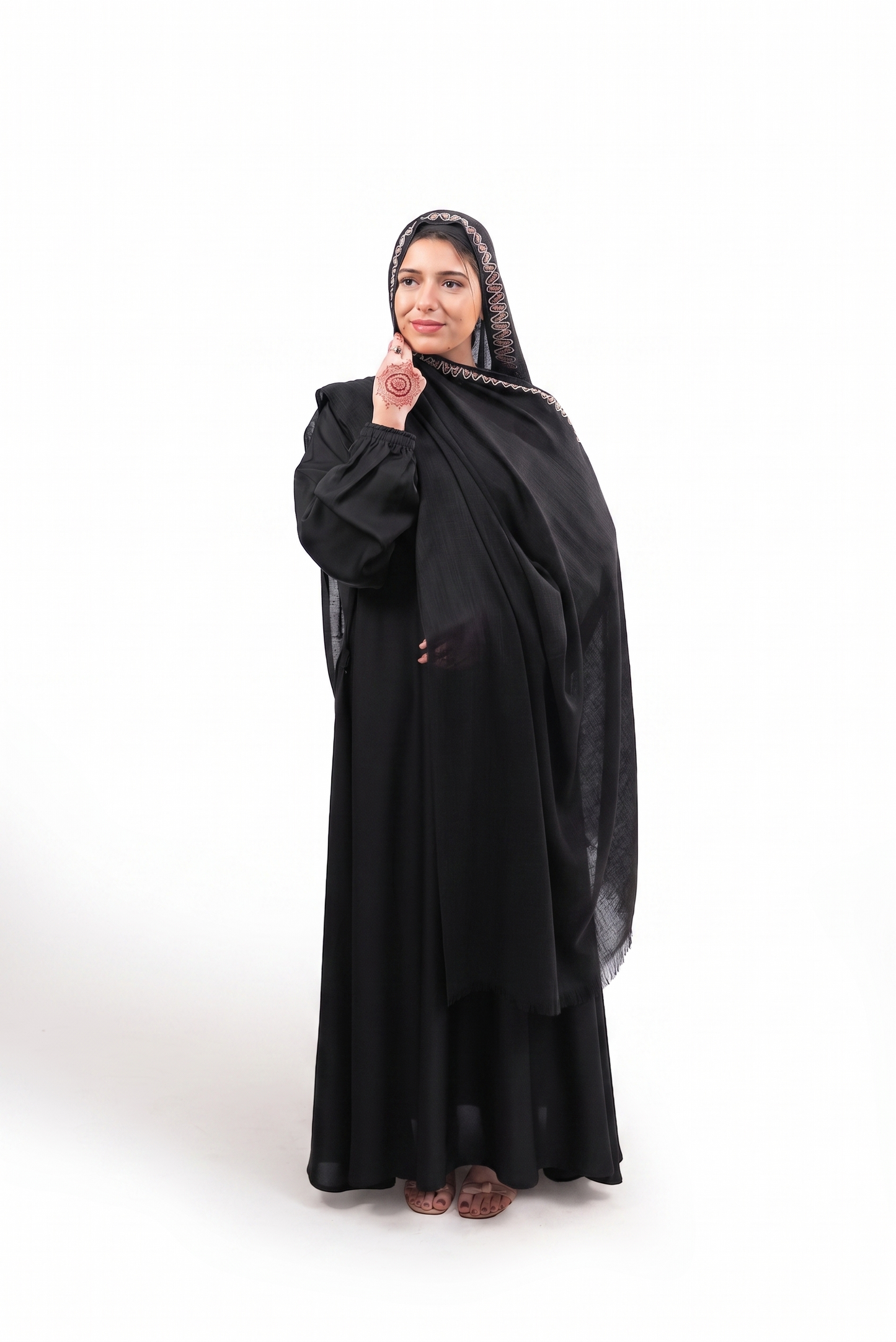 Plain Classic Georgette Abaya