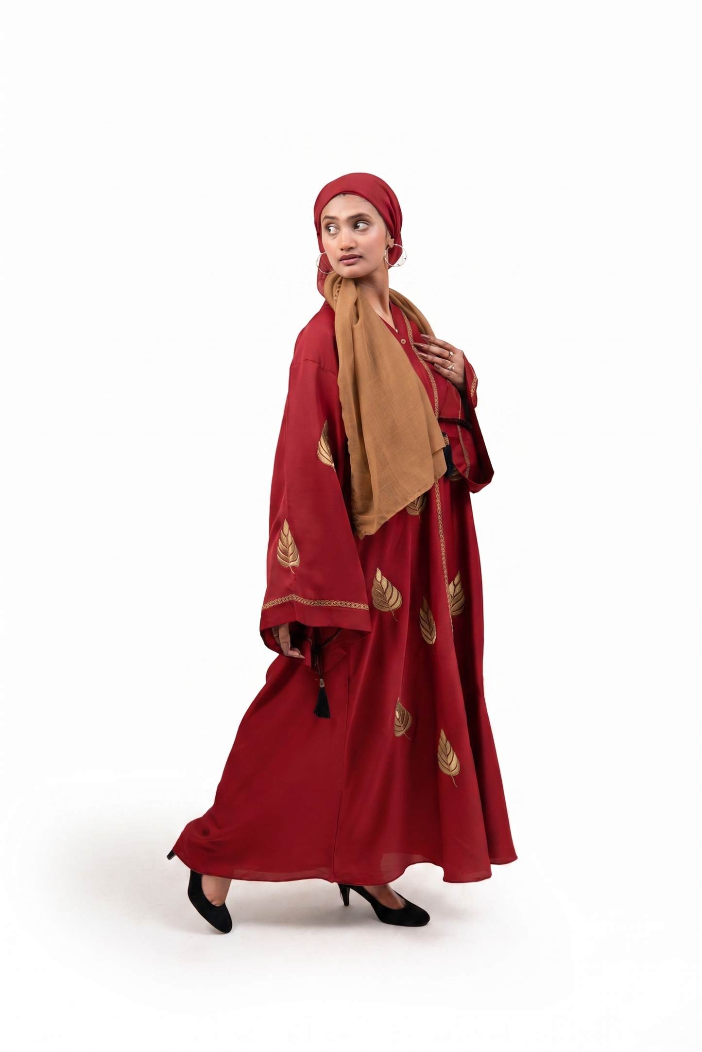 Fabeehas Art Work Abaya