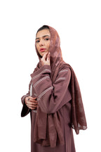 Signature Doriya Check Abaya