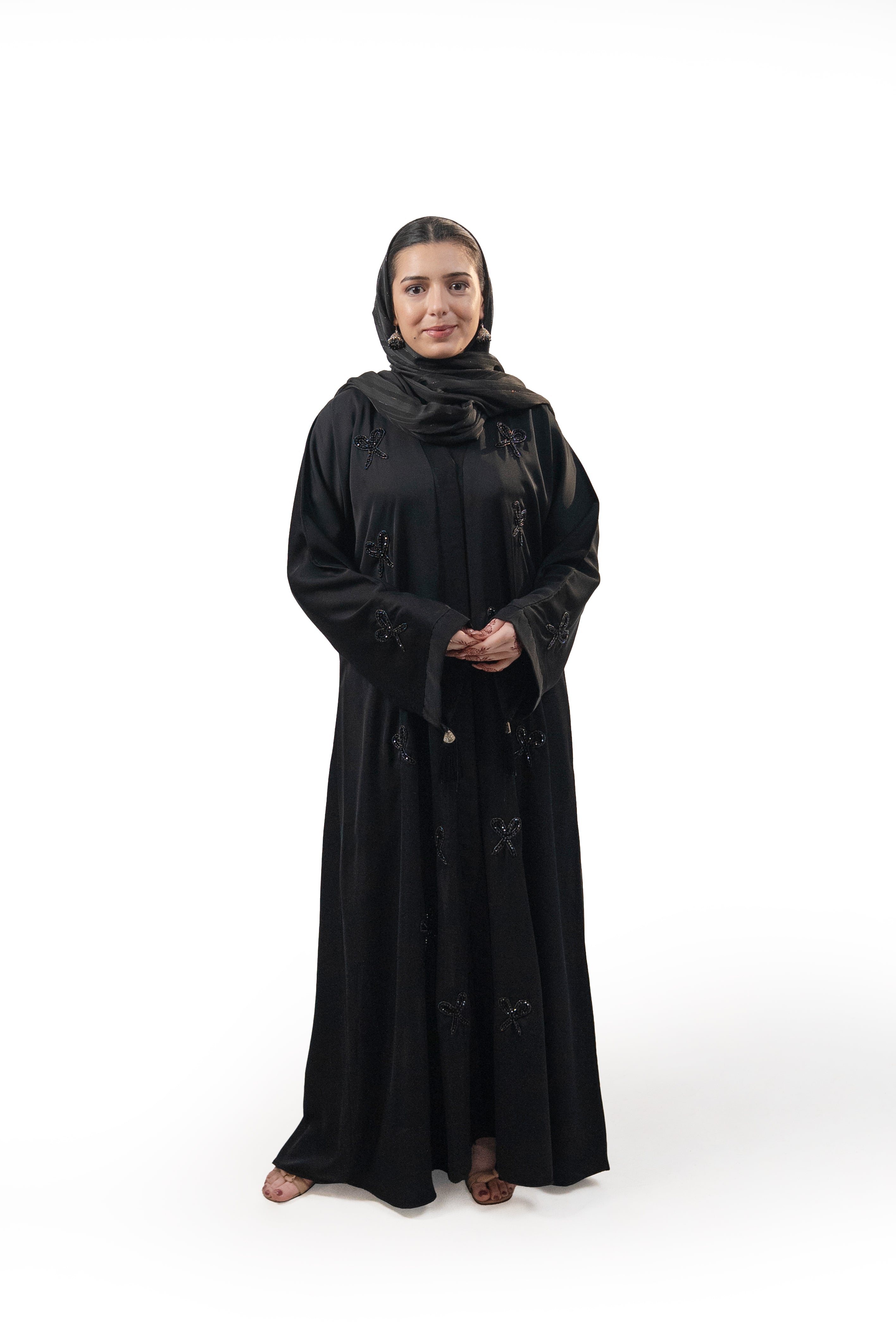 Classic Stone Embossed Abaya