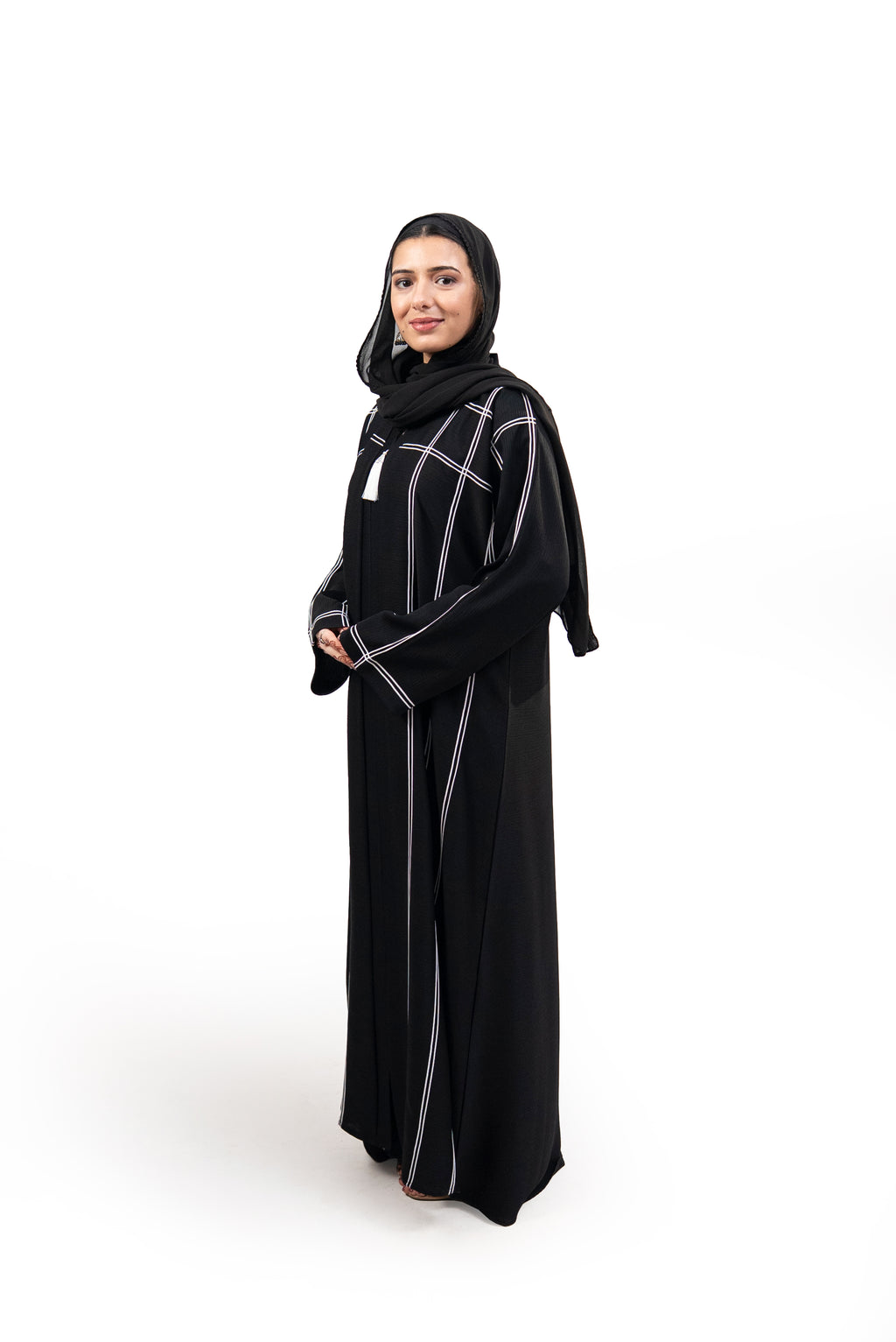 Premium Lined Check Abaya