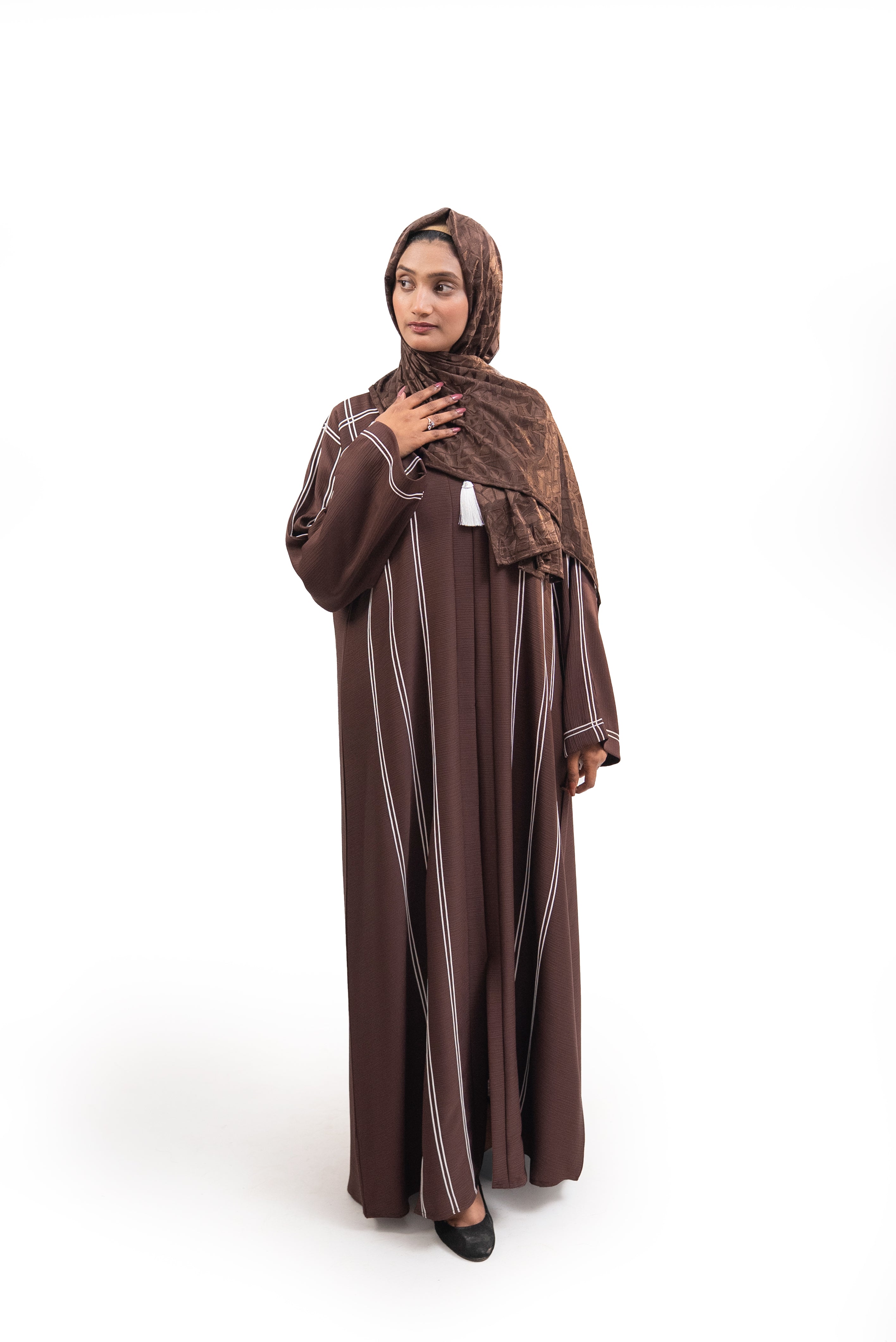 Premium Lined Check Abaya