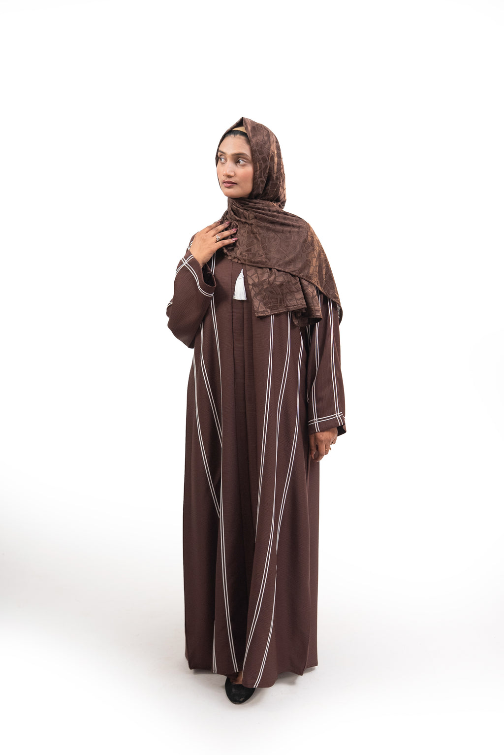 Signature Button Abaya