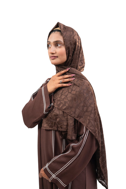 Signature Button Abaya