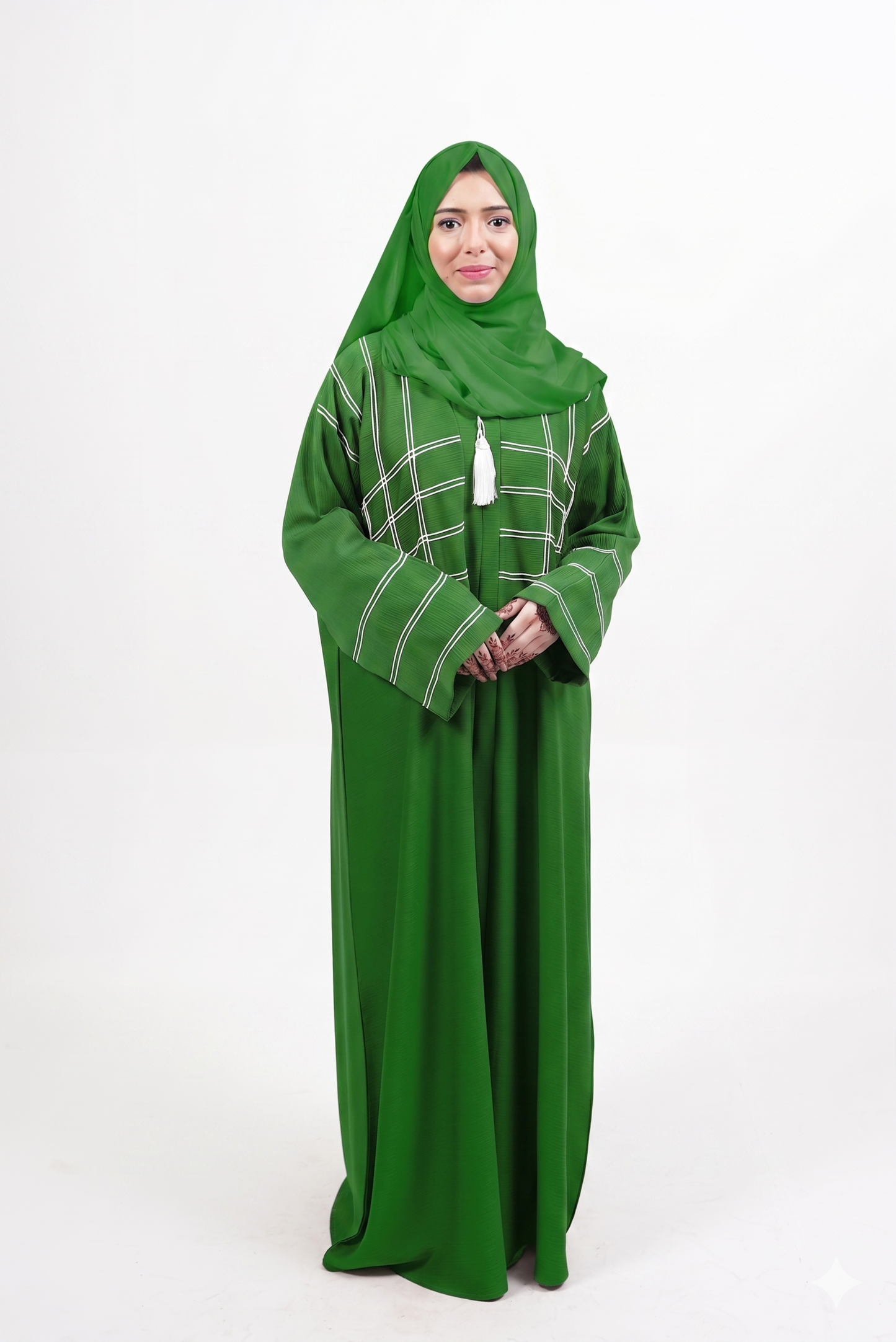 Signature Doriya Check Abaya