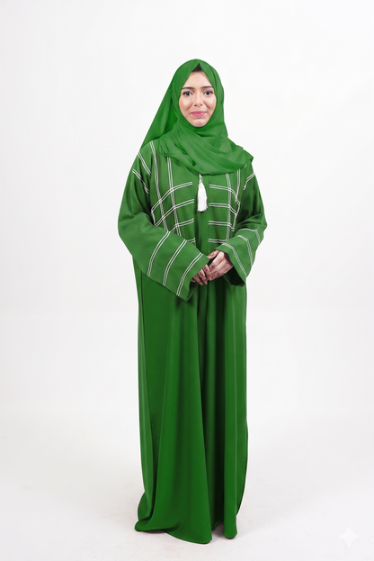 Signature Doriya Check Abaya