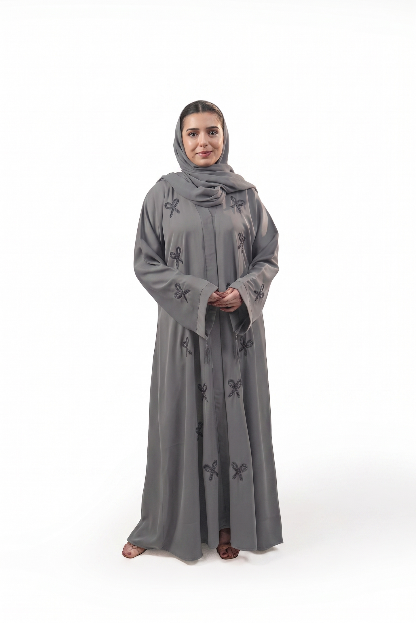 Classic Stone Embossed Abaya