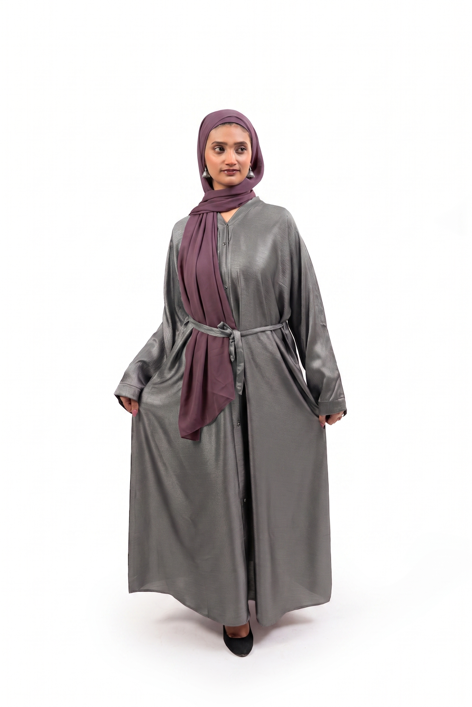 Grace Matt Silk Abaya Secondary image