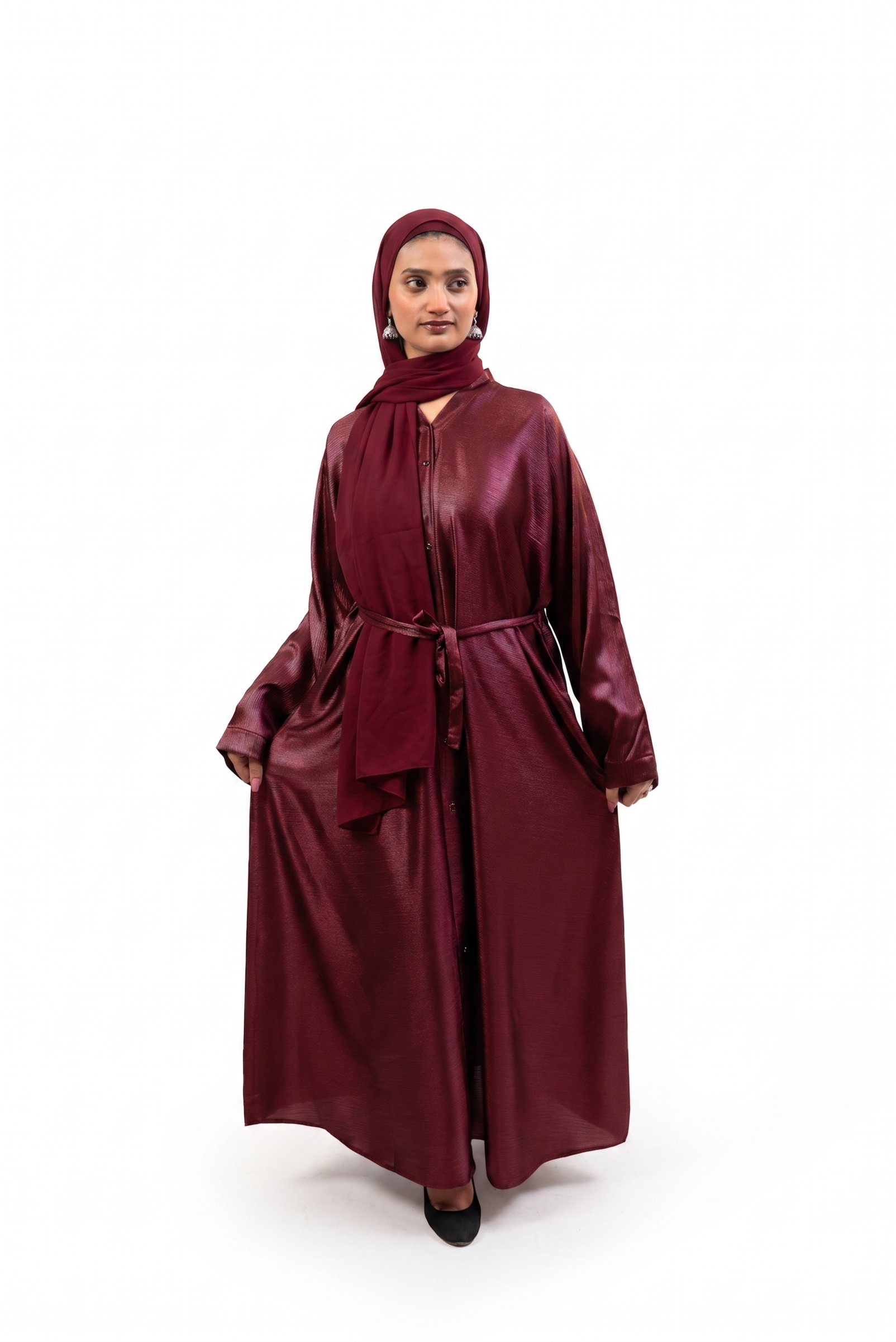 Grace Matt Silk Abaya Main image