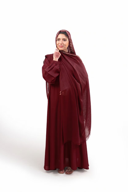 Plain Classic Georgette Abaya