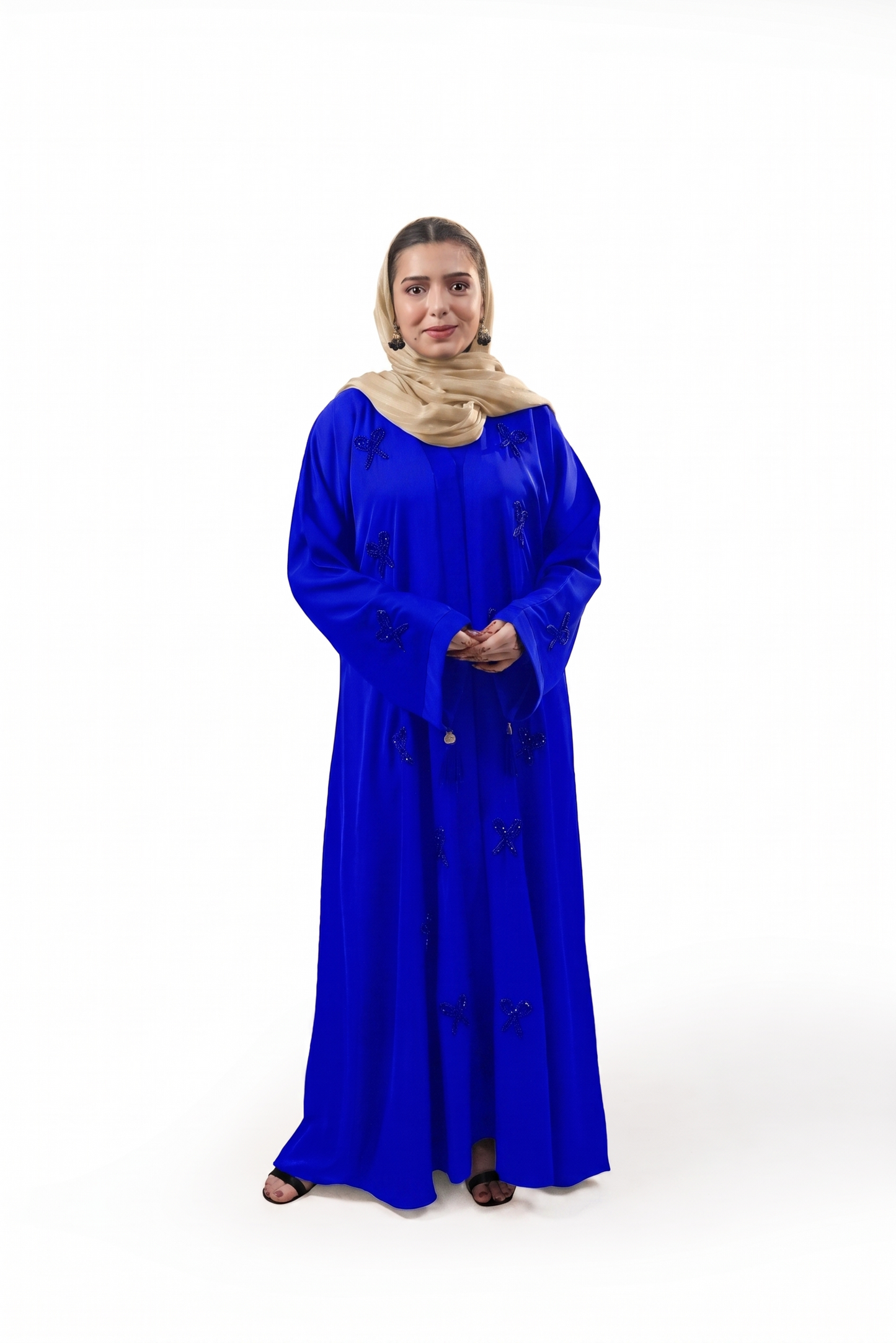 Classic Stone Embossed Abaya