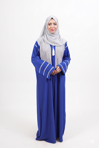 Signature Doriya Check Abaya