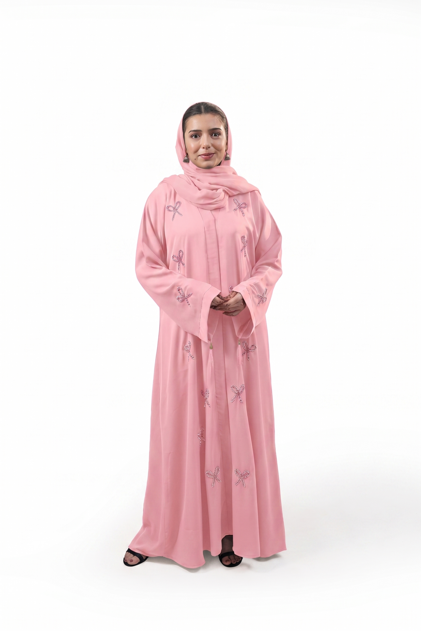 Classic Stone Embossed Abaya