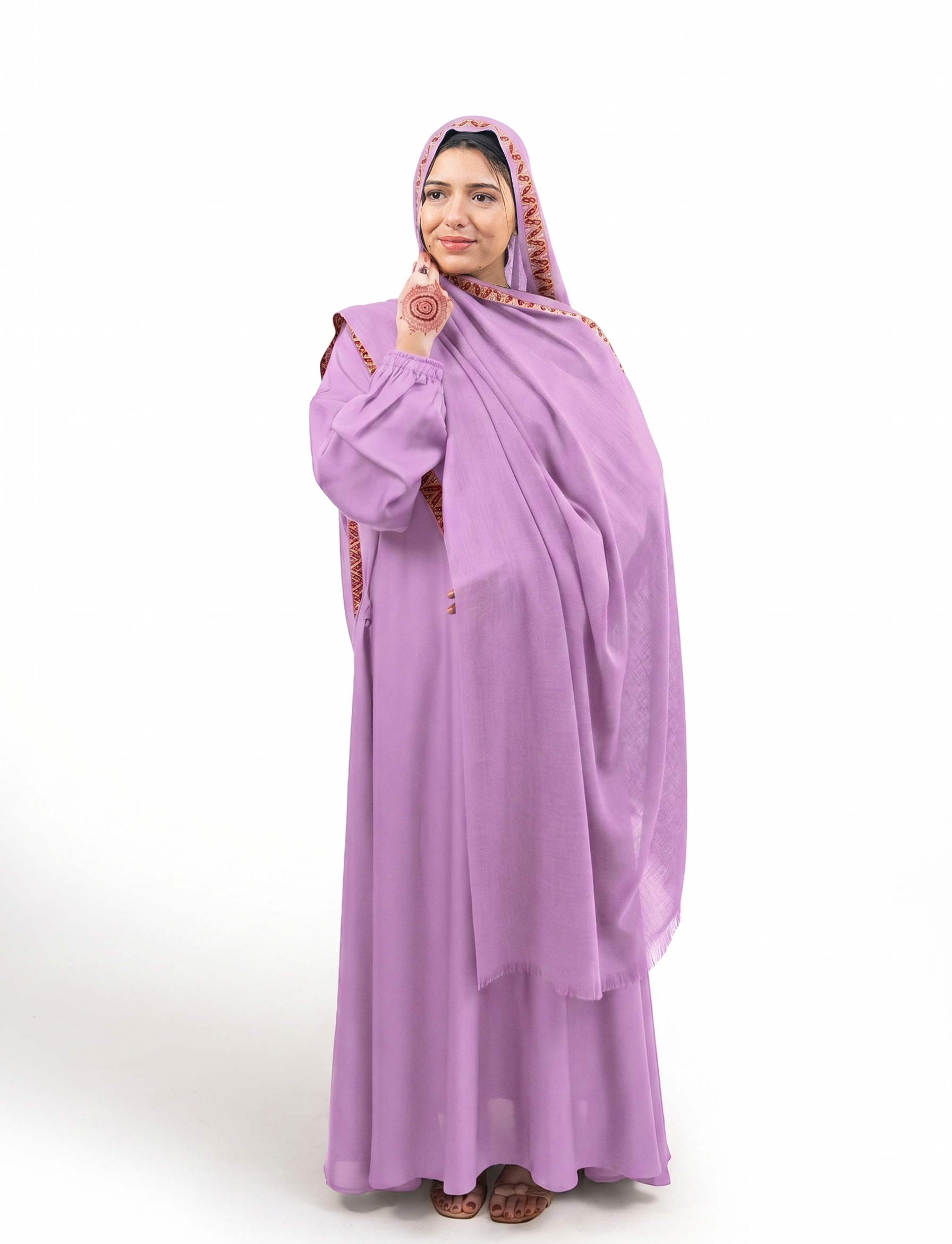 Plain Classic Georgette Abaya Main image