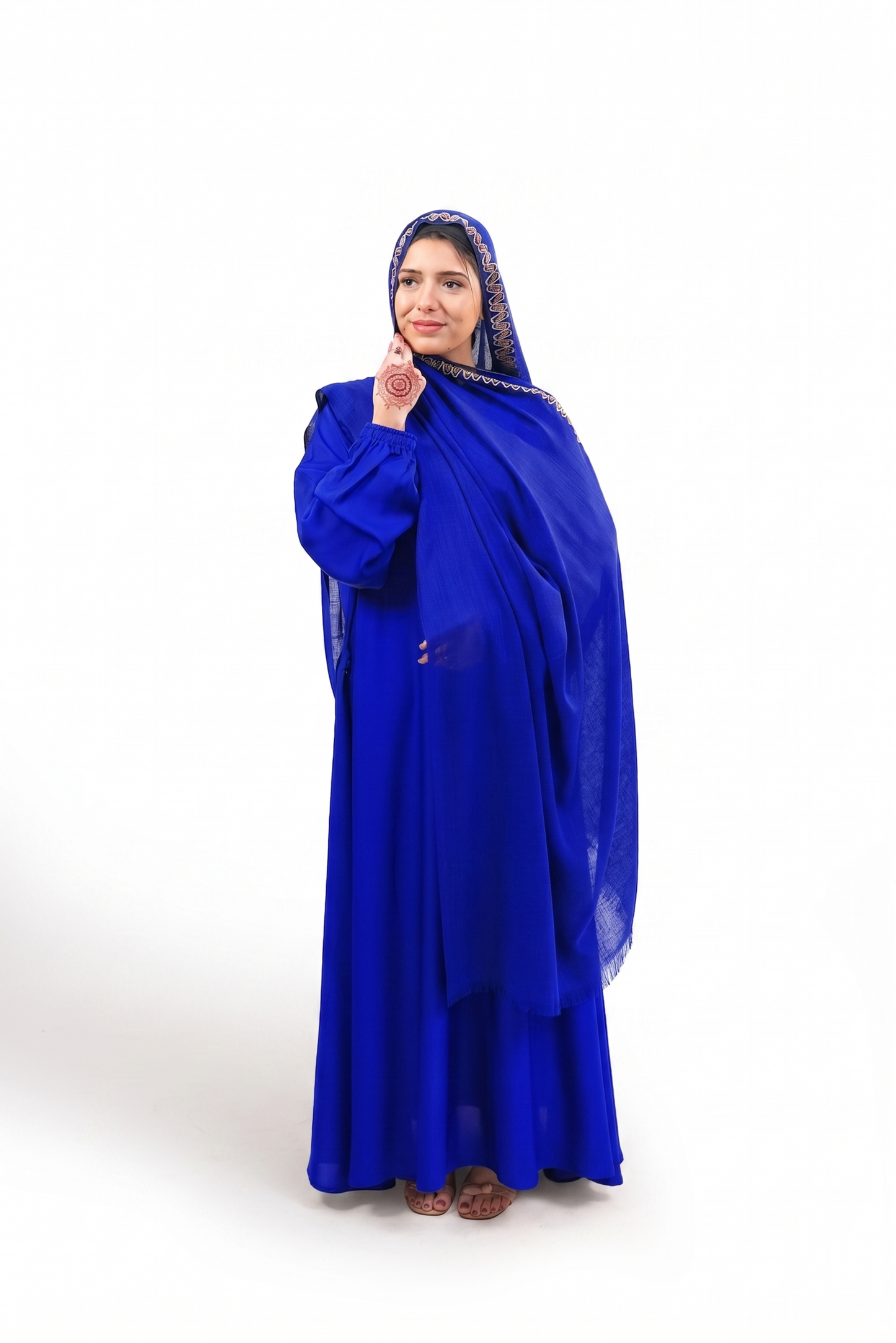 Plain Classic Georgette Abaya
