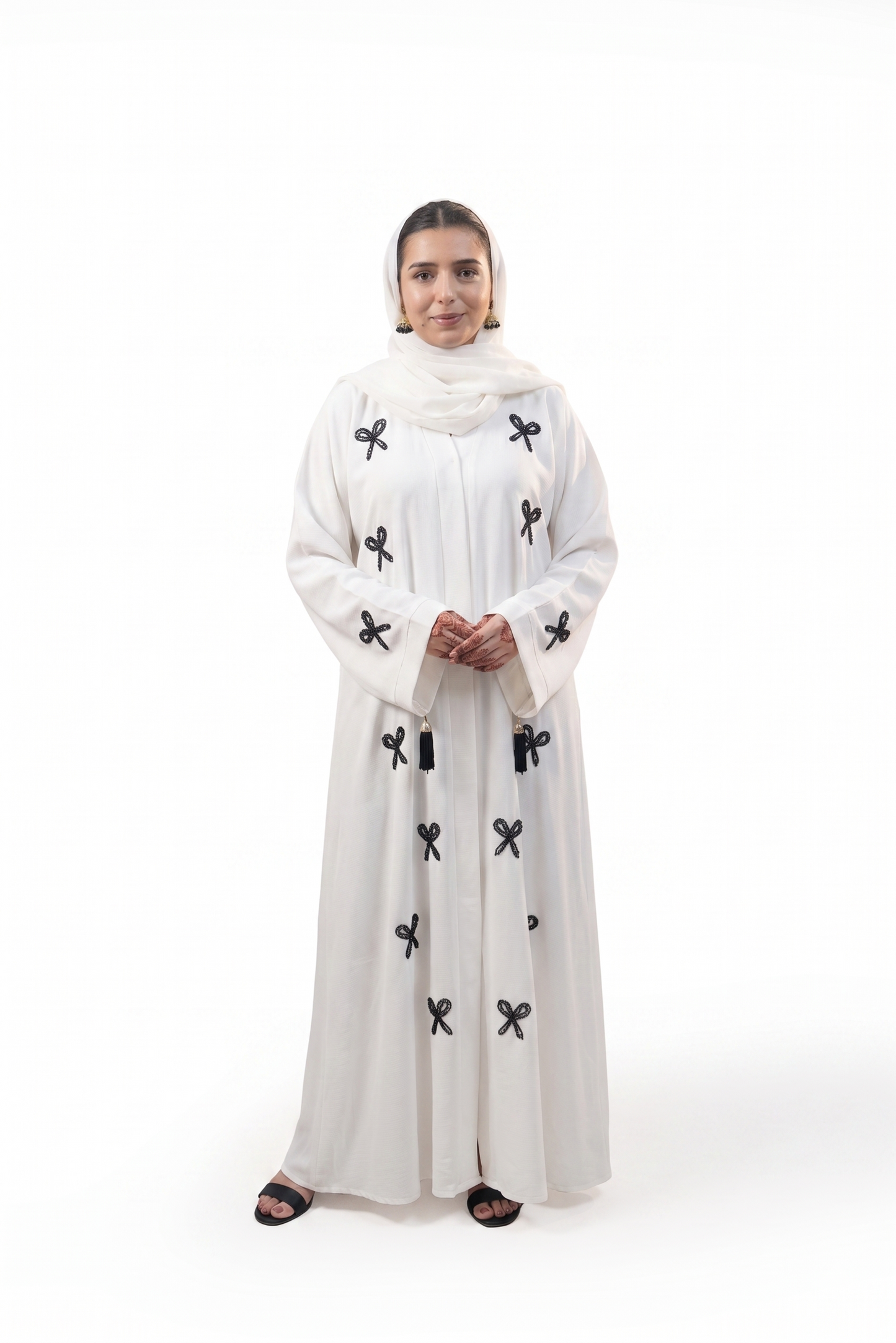 Classic Stone Embossed Abaya