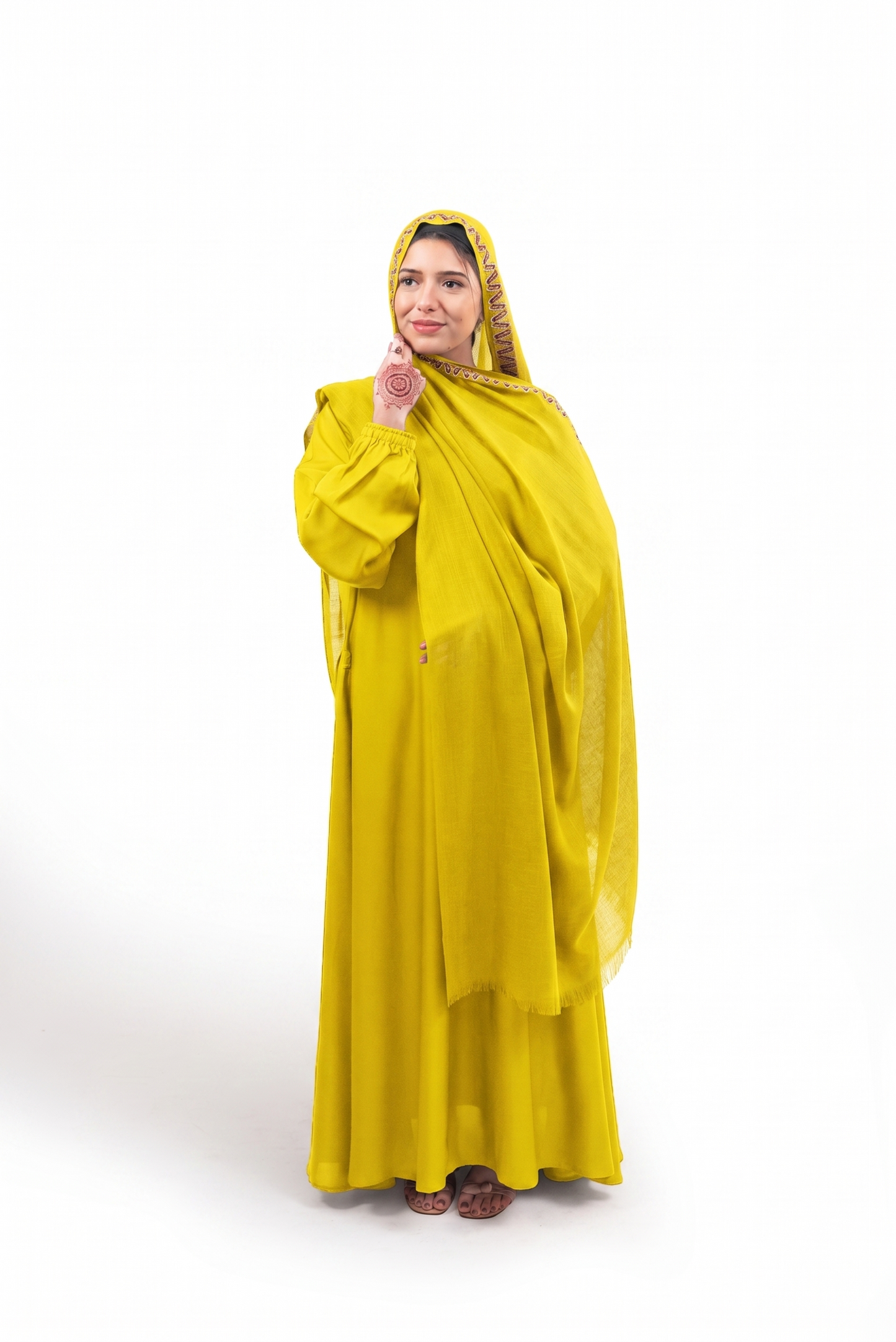 Plain Classic Georgette Abaya