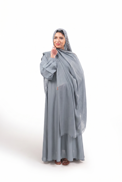Plain Classic Georgette Abaya